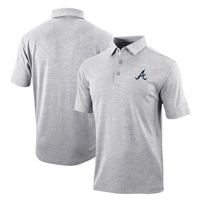 Men's Columbia Gray Atlanta Braves Omni-Wick Polo - Yahoo Shopping