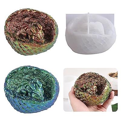 Cheap 1pc Dragon/Egg Shape Resin Epoxy Molds Silicone