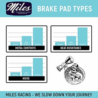 Miles Racing Semi-Metallic Brake Pads for Mountain Bike Disc