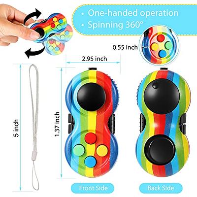 2 Pieces Fidget Pad Sensory Fidgets Controller Pad Handheld Fidget