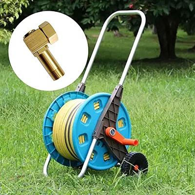 2 Pieces Hose Reel Parts Fittings Garden Hose Reel Parts Adapter Brass  Swivel