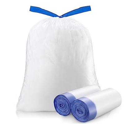 Allclean 2-4 Gallon Trash Bag,Small 4 Gallon Kitchen Drawstring Trash Bag,  Unscented Bathroom Garbage Bag Waste basket Liners Fit 11-14 liters for  office,Car(90 White Bags) - Yahoo Shopping