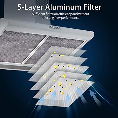 Broan-Nutone Allure 1 Ducted Aluminum Range Hood Filter - Power