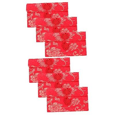 6Pcs Dragon Year Red Envelopes 2023 Red Packets Chinese New Year Money  Pockets 