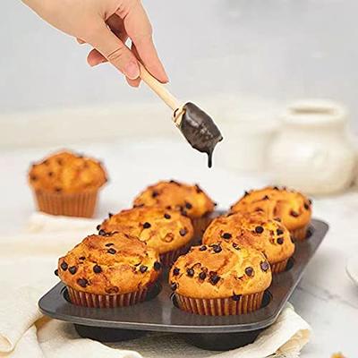 600 Pcs Jumbo Cupcake Liners Baking Cups Brown Odorless Muffin Liners for  Baking(Large Size) 