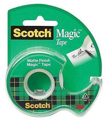 Scotch Magic Tape, Invisible, 3 Tape Rolls