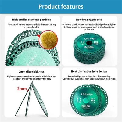 Multifunctional Cutting Disc, Glass Cutting Disc, Angle Grinder