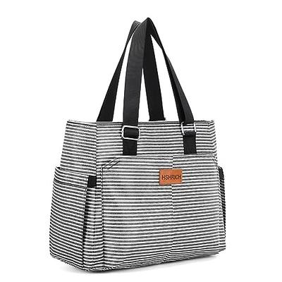 HOMESPON Insulated Lunch Bag for Women Adult Ladies Men Cool Bag Lunch Box  Container Tote Bags for Work School Picnic or Travel(Black)