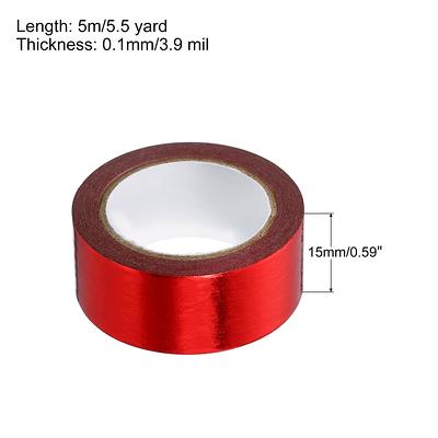 Solid Red Foil Washi Tape