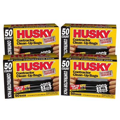 Husky 42 Gal. Heavy-Duty Clean-Up Bags (64-Count), Black - Yahoo