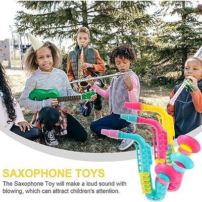 BESTOYARD Toy Saxophone 4pcs Saxophone Clarinet Trumpet Toy