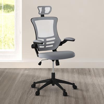 Monhey Ergonomic Office Chair with Lumbar Support & Headrest & Flip-up Arms  Height Adjustable Rocking Home Office Desk Swivel High Back Computer Chair  Warm Taupe Mesh Study Chair - Yahoo Shopping