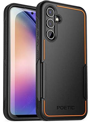 Poetic Neon Case for S23 Ultra 5G 6.8 inch, Dual Layer Heavy Duty Drop Protection, Black