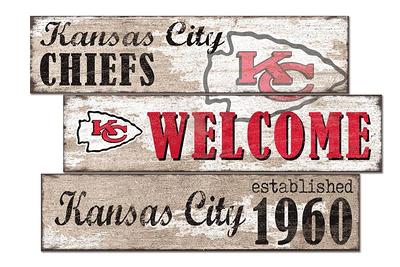 Kansas City Chiefs 48'' Welcome Leaner