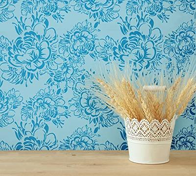 GSS Designs Wildflower Stencil for Painting and Crafts Reusable