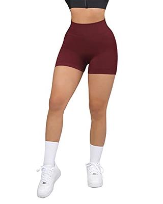SUUKSESS Women Ribbed Seamless Leggings High Waisted Workout Gym Yoga  Pants, 18 Grey, Medium