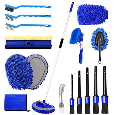 Amiss 2 Pack Car Wash Bucket, Automotive Wash Tool and Detail Kits, Scratch  Prevention Bucket Tool, Car Interior Exterior Accessories, Fits 10.2 Inch -  Blue - Yahoo Shopping