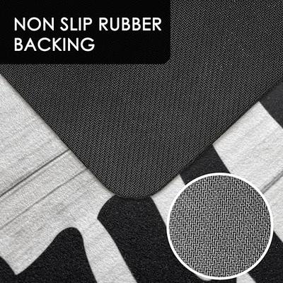 Laundry Room Rugs Runner, Light Non Slip Waterproof Laundry Mats