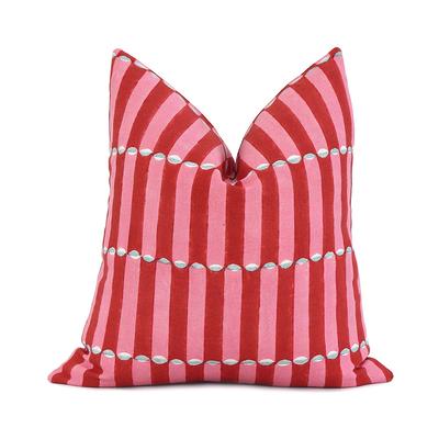 Clipperton Stripe Blush Pillow Cover