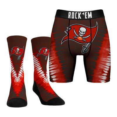 Buffalo Bills Rock Em Socks V Tie-Dye Underwear and Crew Socks Combo Pack