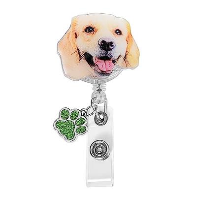 Personalized Pet Portrait Badge Reel, Secure Alligator Swivel Clip Retractable  Badge Reel with Clip, Painting Style RN Badge Reel, Durable Glitter Paw  Charm Nurse Badge Holder（1 Pet） - Yahoo Shopping