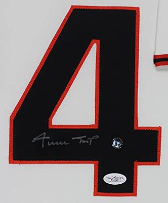 Willie Mays Signed Mitchell & Ness New York Giants Game Model Jersey JSA COA