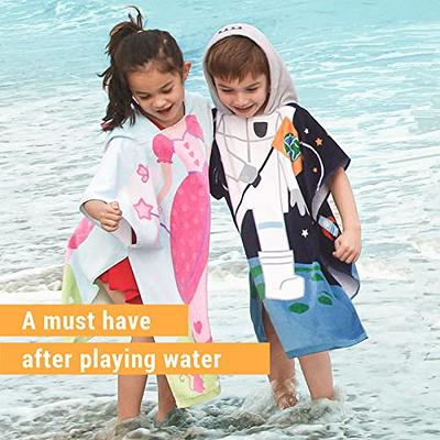 Touchat Beach Towel for Kids, Super Absorbent Quick Dry Microfiber