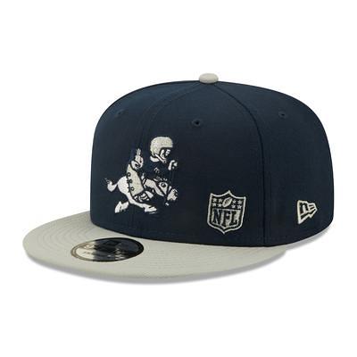 Dallas Cowboys New Era Retro Joe Main 39THIRTY Flex Hat - Gray/Navy