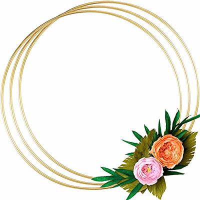 Cheap Metal Floral Hoop Craft Wreath Dream Catcher Circle Large