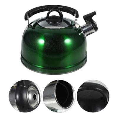 Stovetop Whistling Tea Kettle Stainless Steel 2 Liter Boil Water for Tea Soup Coffee Oatmeal