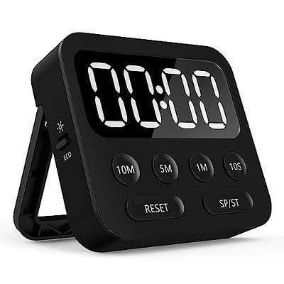 VOCOO Digital Kitchen Timer - Magnetic Countdown Countup Timer with Large  LED Display Volume Adjustable, Easy for Cooking and for Seniors and Kids to