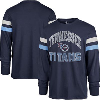 47 Men's Tennessee Titans Cover 2 Grey Long Sleeve T-Shirt