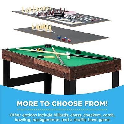 AIPINQI 4-in-1 Multi Game Combination Table Set, 48 Mini Foosball, Ping  Pong, Pool Table, Slide Hockey for Game Rooms, Bars, Party, Family Night