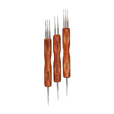 Twin Colour Mix Wood Ergonomic Rosewood & Maple Crafted Wooden Crochet Hooks  Set, For Home, Buffed Wax Finish at Rs 75/piece in Nagina