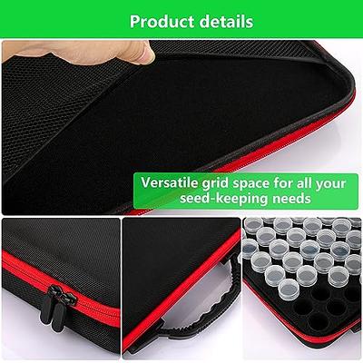 Seed Storage Box Seed Storage Organizer With Lid 64 Slots Portable Planting  Seed Container With Label Stickers For Flower - AliExpress