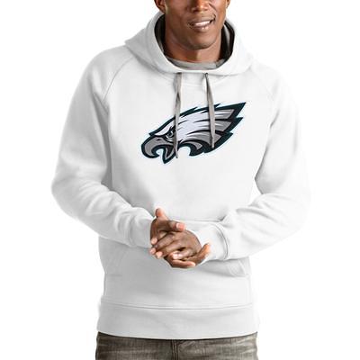 Men's Antigua White Philadelphia Eagles Victory Pullover Hoodie - Yahoo  Shopping