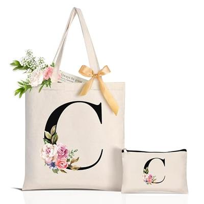 AUNOOL Blank Tote Bags for DIY Plain Canvas Bag with Zipper & Pocket &  Straps Personalized Beach Bags Birthday Gifts for Mom, Friends, Teachers  Bridesmaids Gifts - Yahoo Shopping