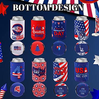 Patriot Insulated Stainless Steel Slim Can Cooler - 12 oz Custom