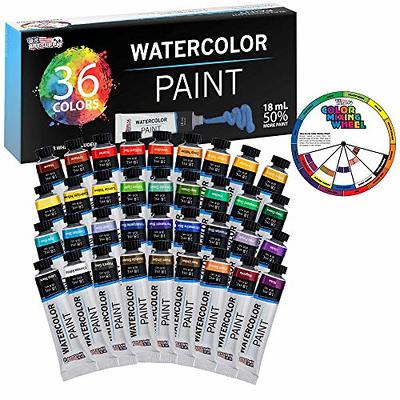 Crafts 4 All Watercolor Paint Set - Art Painting Kit for Artists, Students  & Beginners - Great for Landscape and Portrait Paintings on Canvas (12 x