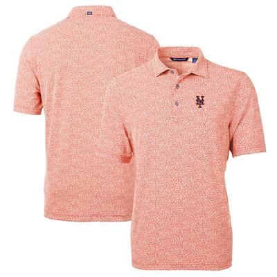 Houston Astros Cutter & Buck Americana Logo Virtue Eco Pique Stripe  Recycled Polo - Navy