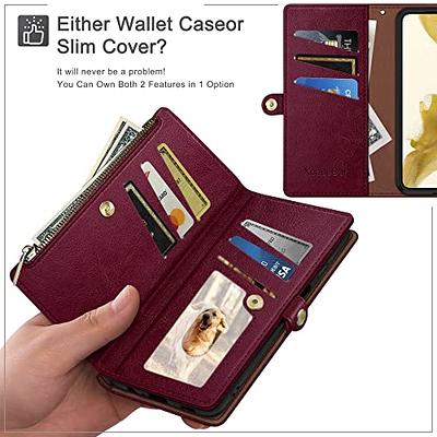 Wine Red Wallet, Red Card Holder Wallet