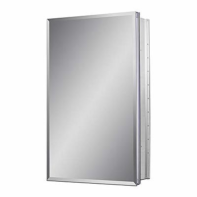 Aluminum Bathroom Medicine Cabinet 15 Inch x 24 Inch