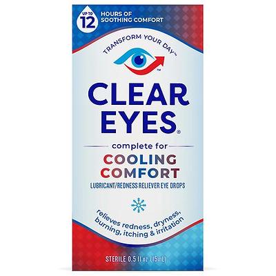 Clear Eyes Eye Drops, Redness Relief