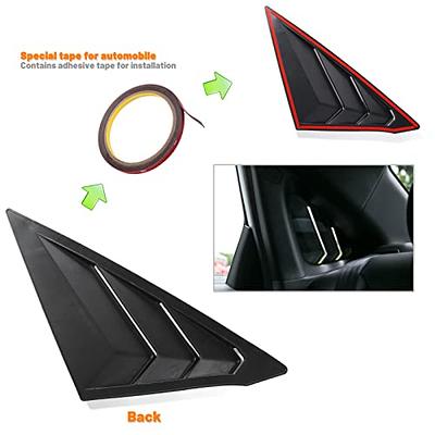 Thenice for 11th Gen Civic Rear Side Window Louvers Racing Style