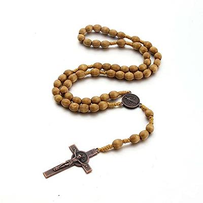 Jujube Wood Rosary - 8mm Round Beads