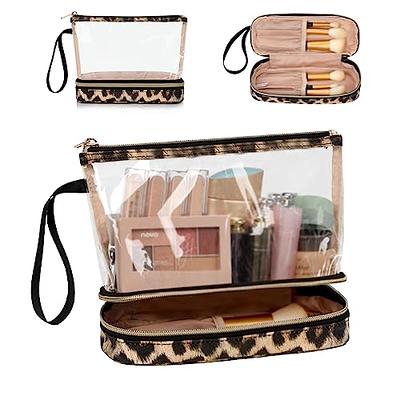 Ethereal Clear Makeup Bag Small Makeup Bag for Purse Travel Makeup