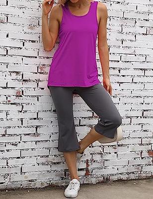 Cakulo Workout Long Tank Tops for Women Plus Size Loose Fit