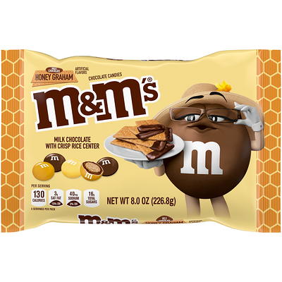 M&M'S Milk Chocolate Candy, Grab & Go Size, 5.5 oz Bag