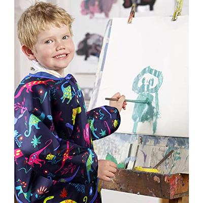 Children Painting Apron, Kids Art Smock Sleeves