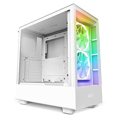 NZXT H7 Flow - CM-H71FB-01 - ATX Mid Tower PC Gaming Case - Front I/O USB  Type-C Port - Quick-Release Tempered Glass Side Panel - Black